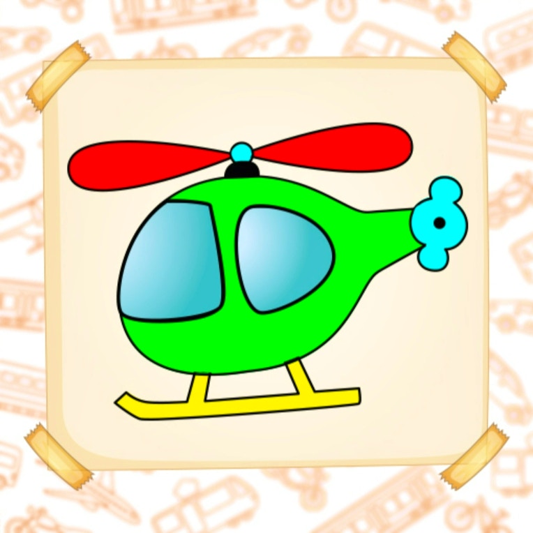 Coloring Book Vehicles Game