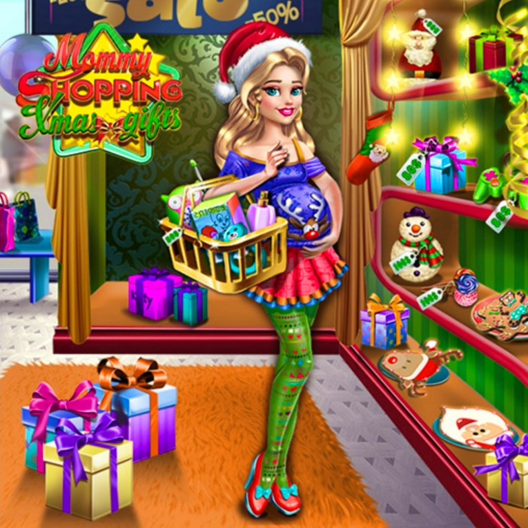 Mommy Shopping Xmas Gifts Game