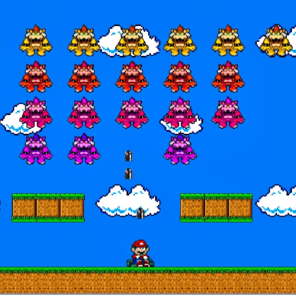 Mario Invaders Game