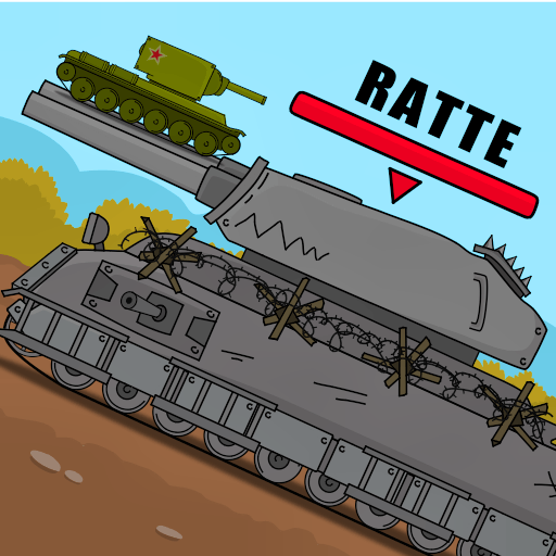 Tanks 2D Battle with Ratte Game
