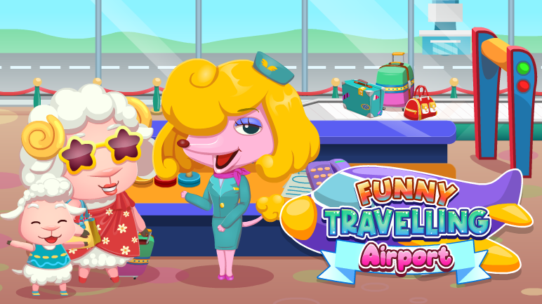 Funny Travelling Airport Game