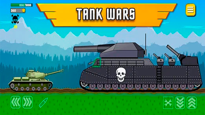 Tanks 2D: Tank Wars Game