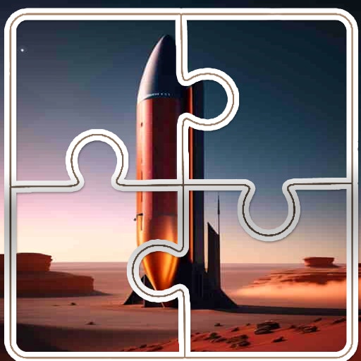 Rocket Jigsaw Picture Puzzle Game