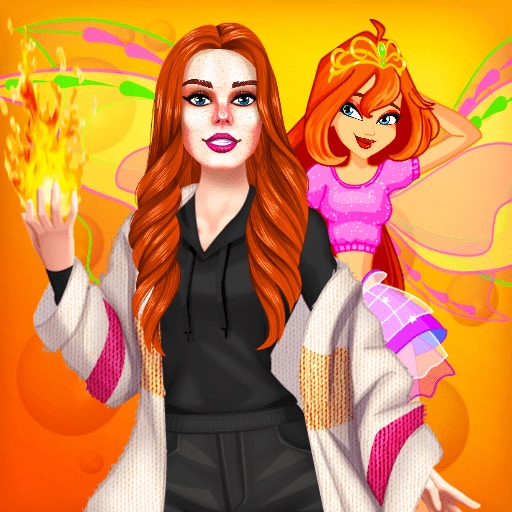 Red-Haired Fairy Fantasy vs Real Game