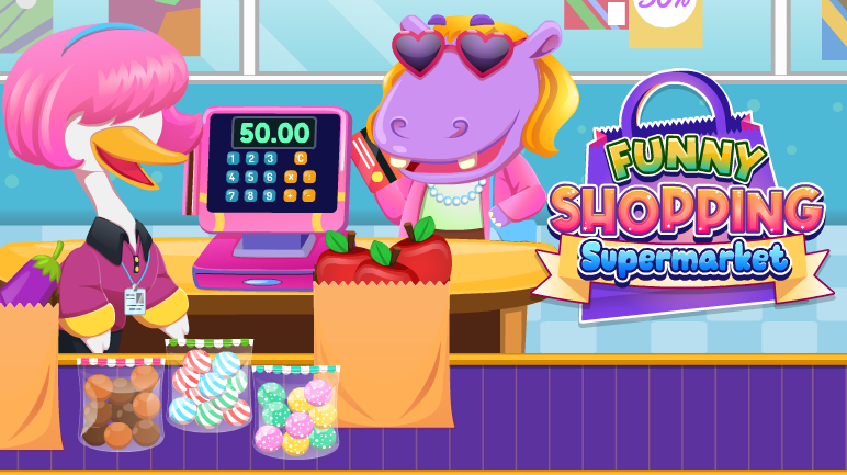 Funny Shopping Supermarket Game