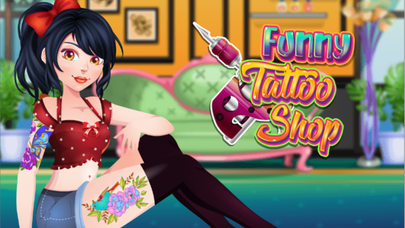 Funny Tattoo Shop Game