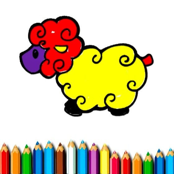 Baby Sheep Coloring Book Game